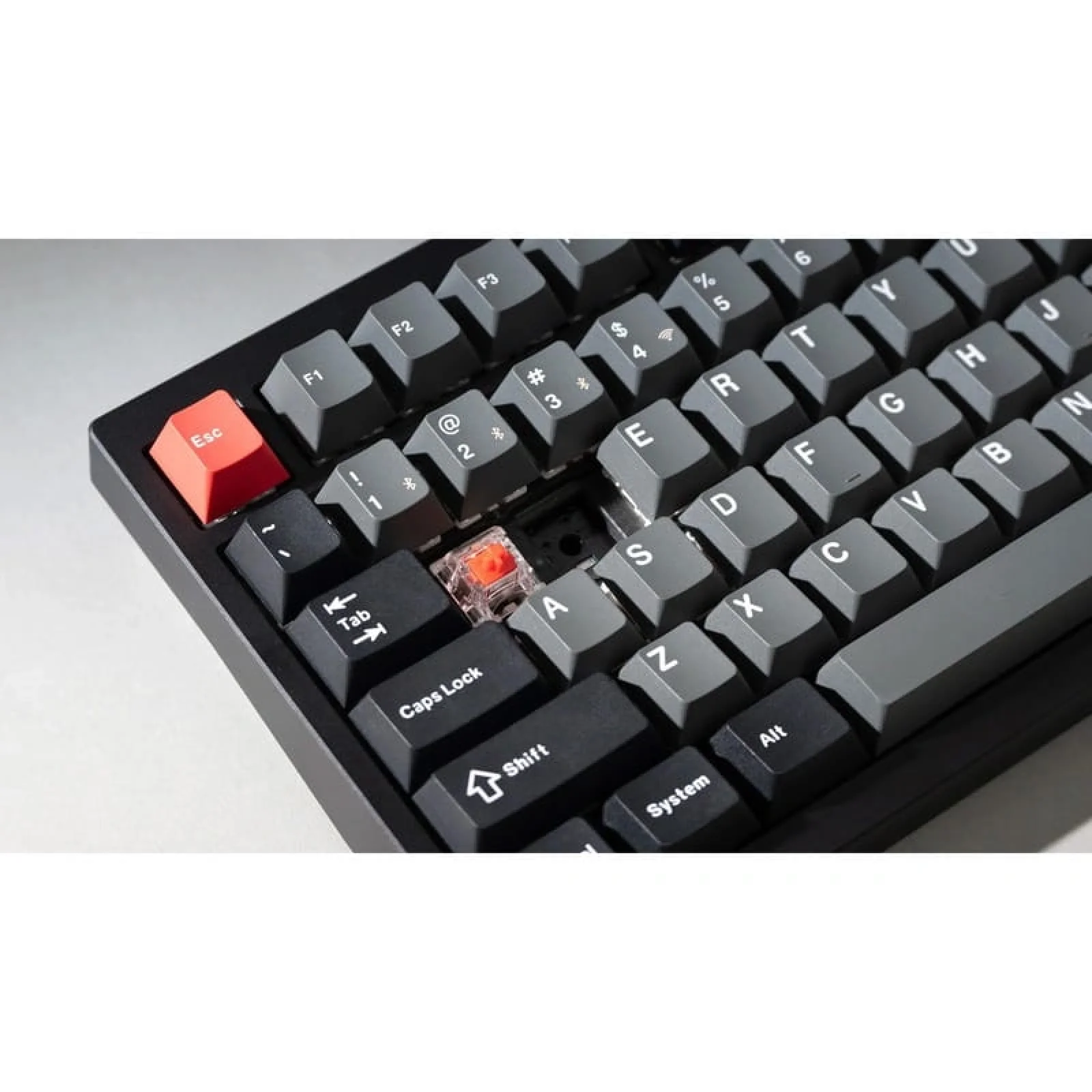 Клавіатура Lemokey P1 Pro Keychron Super Red Carbon Black (P1P-M1-UA) UA