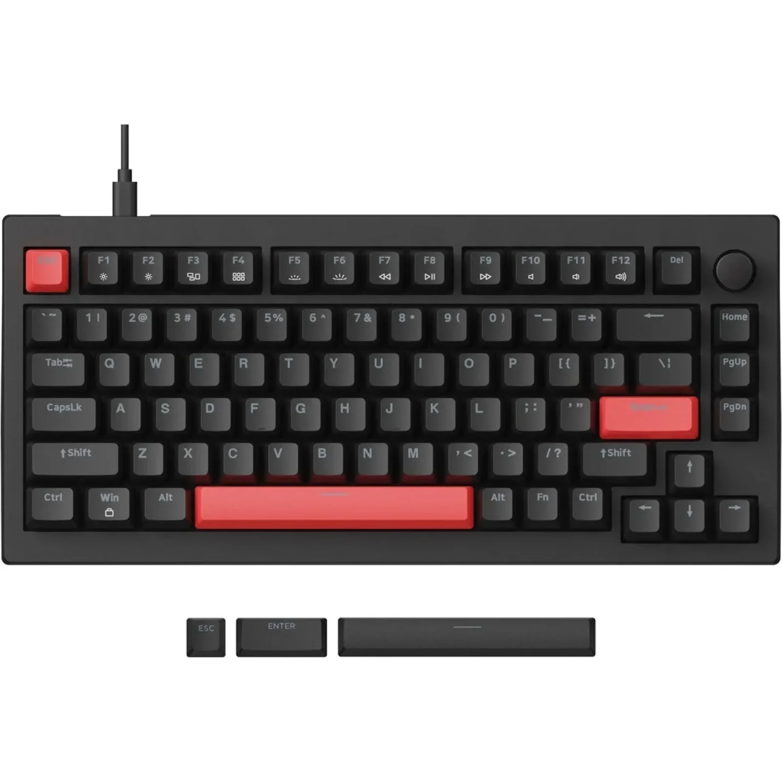 Клавіатура Lemokey X4 84Key Keychron Red Black (X4-H1-UA) UA