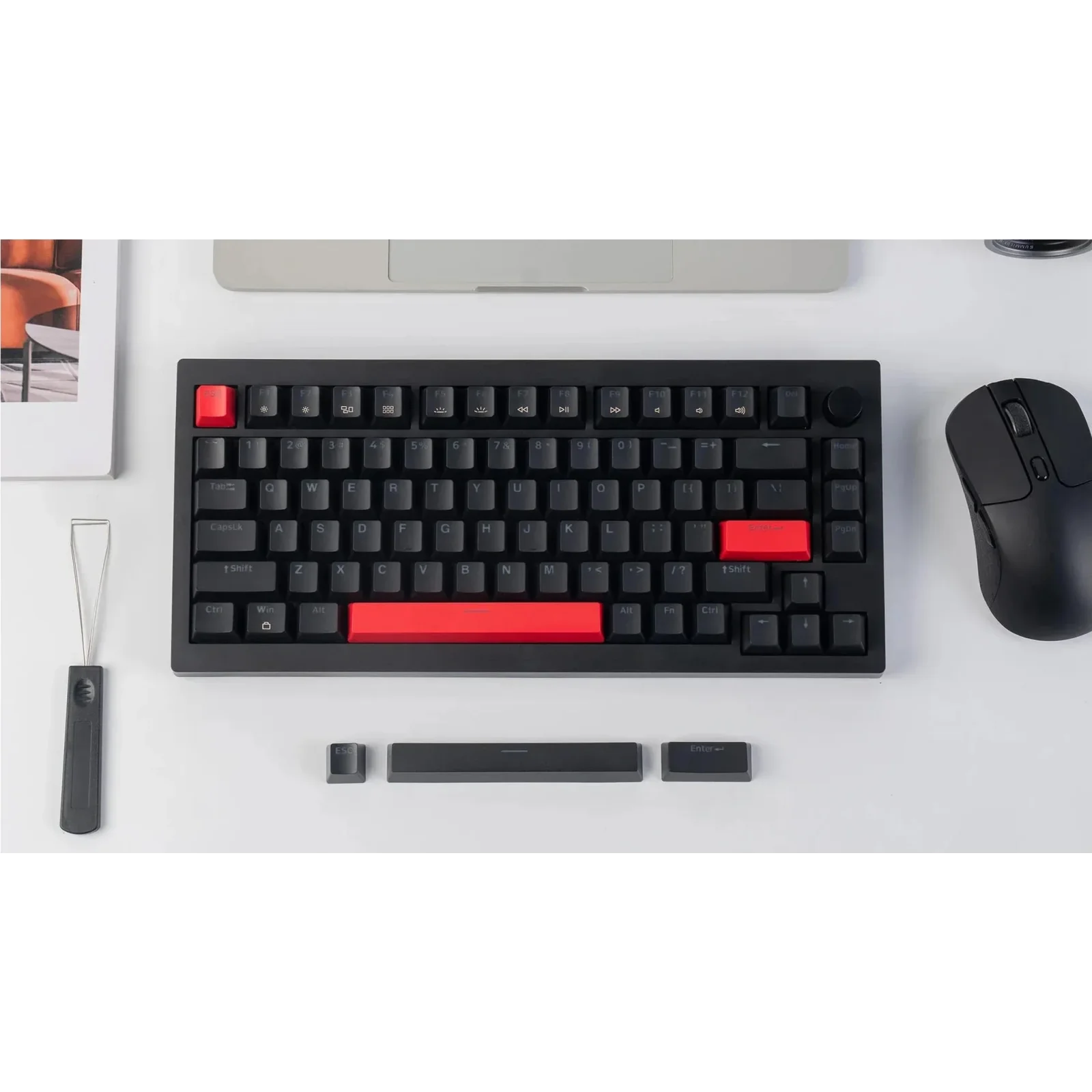 Клавіатура Lemokey X4 84Key Keychron Red Black (X4-H1-UA) UA