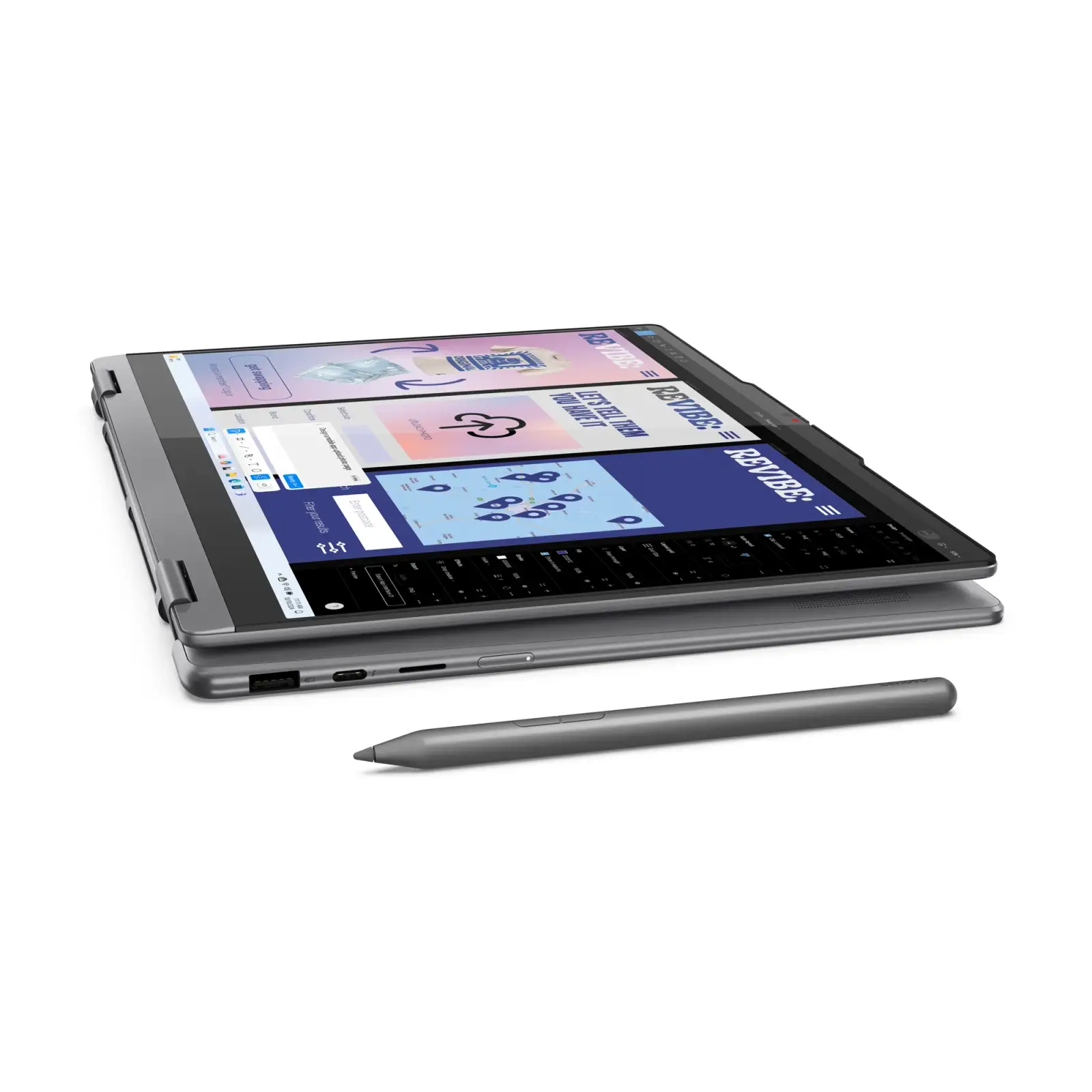Ноутбук Lenovo Yoga 7 2-in-1 14ILL10 Luna Grey (83JQ00HERA) UA