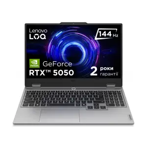 Ноутбук Lenovo LOQ 15IRX10 Luna Grey (83JE01DNRA) UA