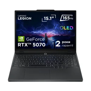 Ноутбук Lenovo Legion 5 15IRX10 Eclipse black (83LY00MMRA) UA