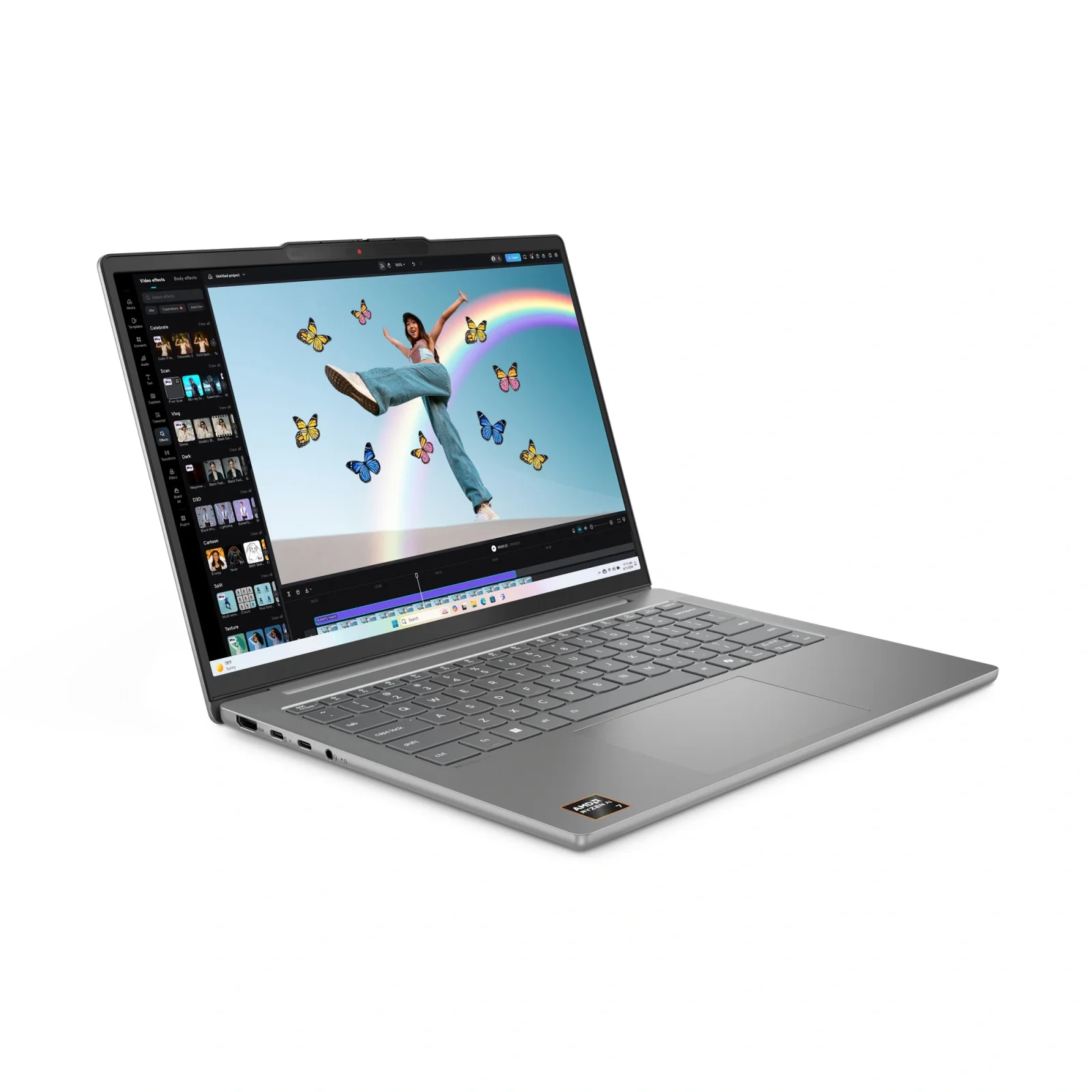 Ноутбук Lenovo IdeaPad Slim 5 14ARP10 Luna grey (83HT003GRA) UA