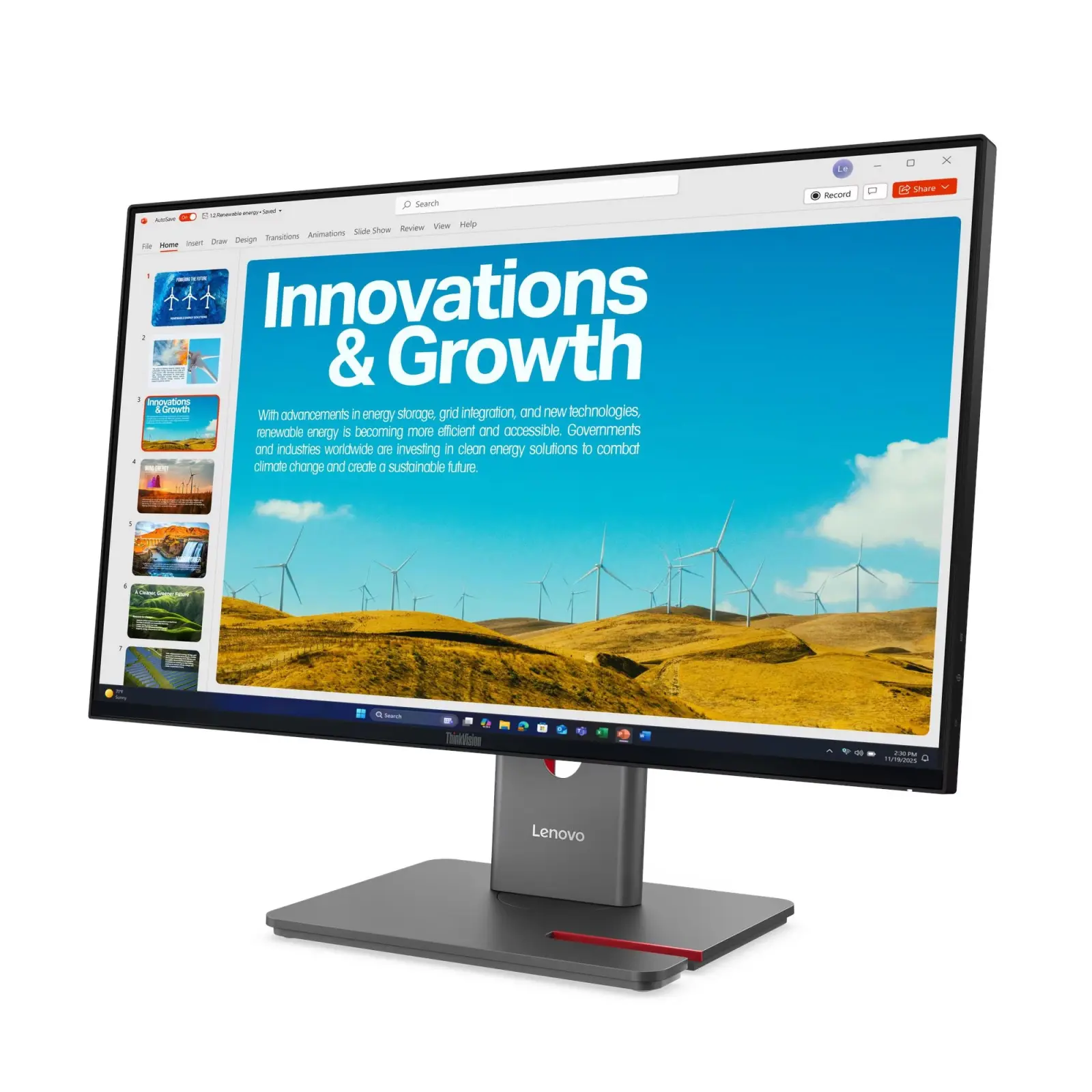 Монітор Lenovo ThinkVision 64B1GAT1UA UA