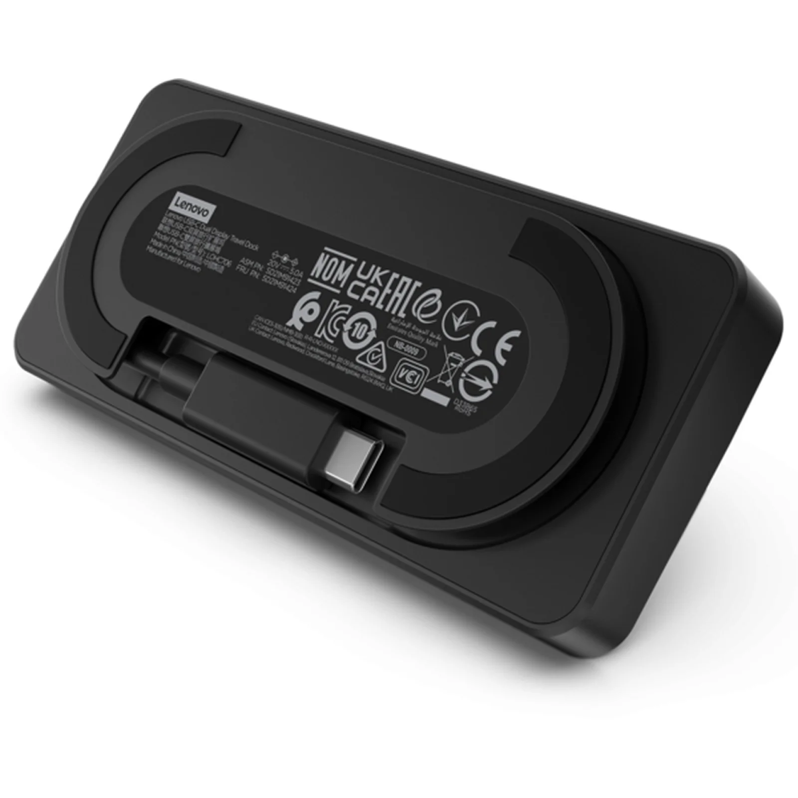 Док-станция Lenovo USB-C Dual Display Travel Dock (40B90100EU)