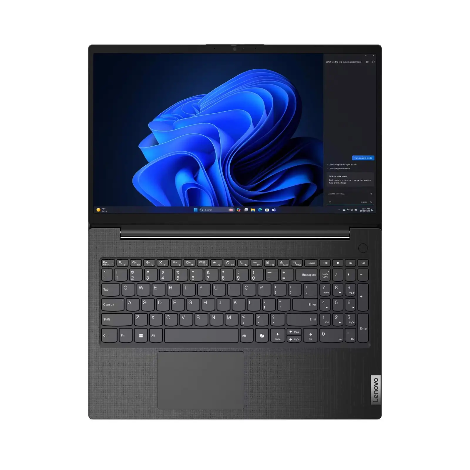 Ноутбук Lenovo V15 G5 IRL Business Black (83HFA0E7RA) UA