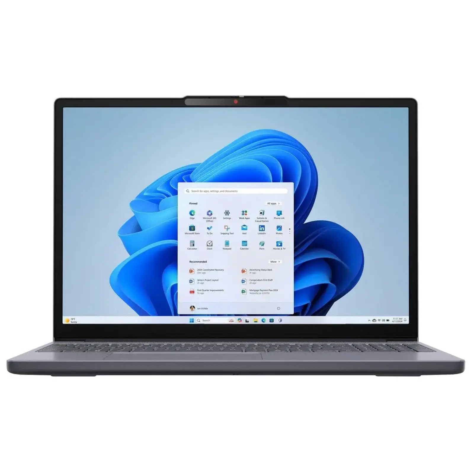 Ноутбук Lenovo IdeaPad Slim 3 15AMN8 Arctic Grey (82XQ01JVRA)