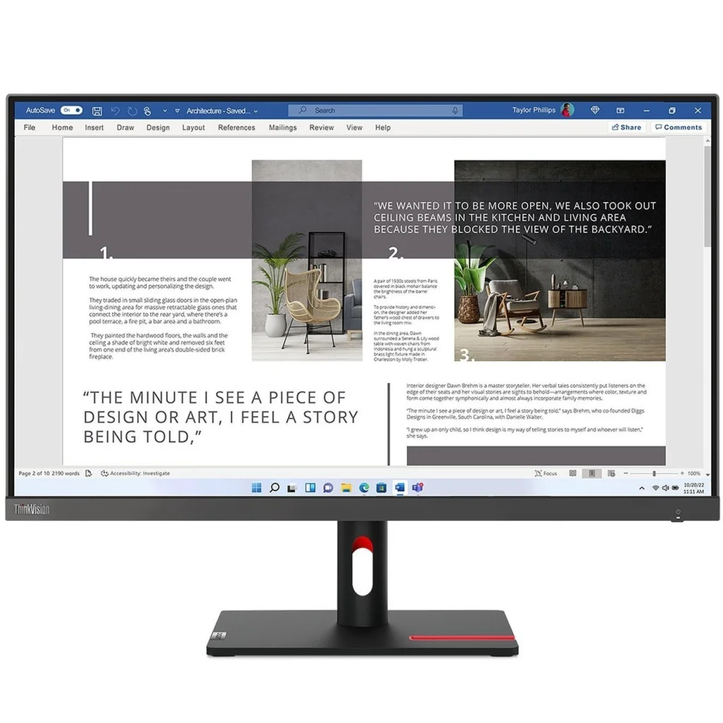 Монитор Lenovo ThinkVision S27i-30 (63DFKAT4UA) UA
