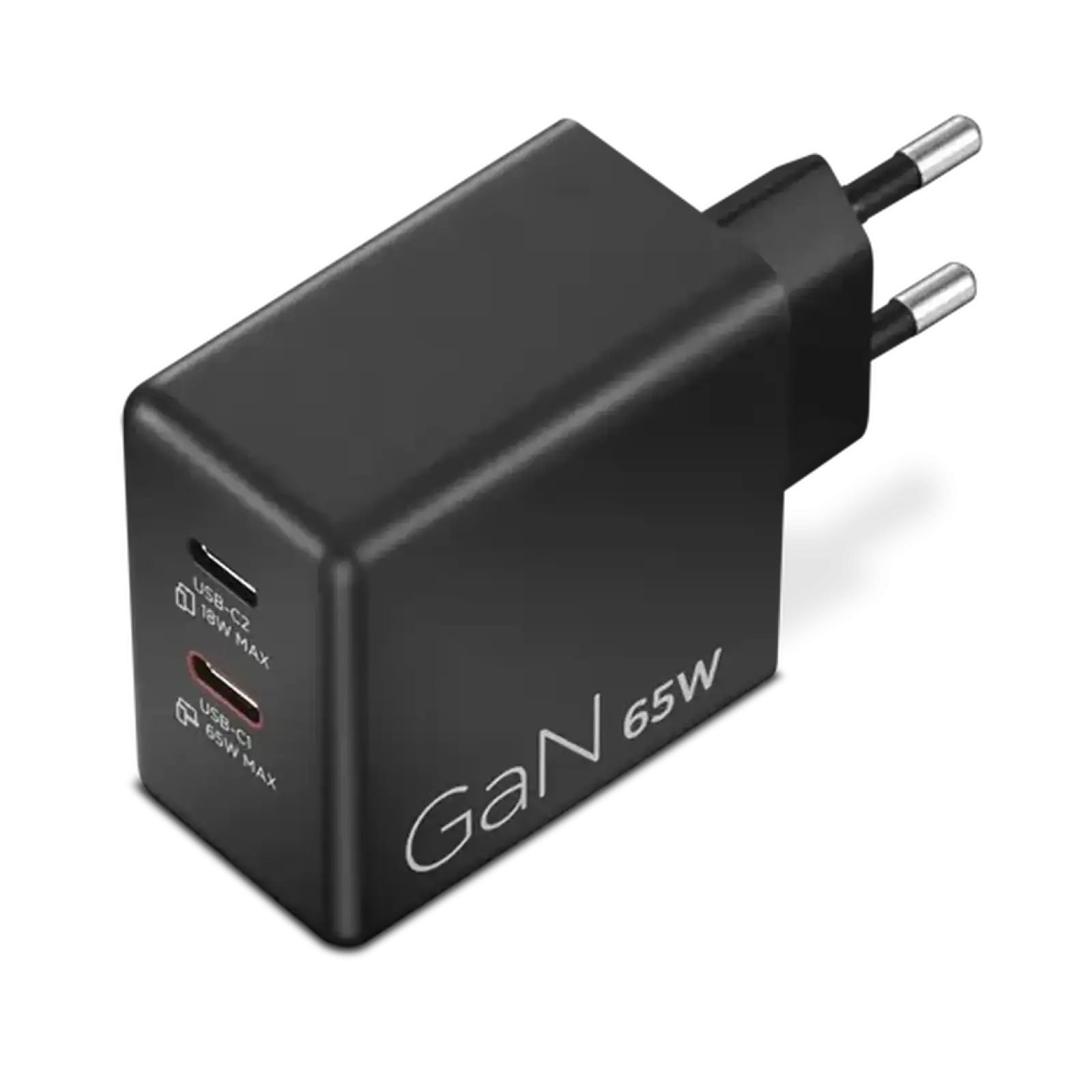 Адаптер питания Lenovo Dual USB-C 65W GaN Charger Black (G0A6065BEU) UA