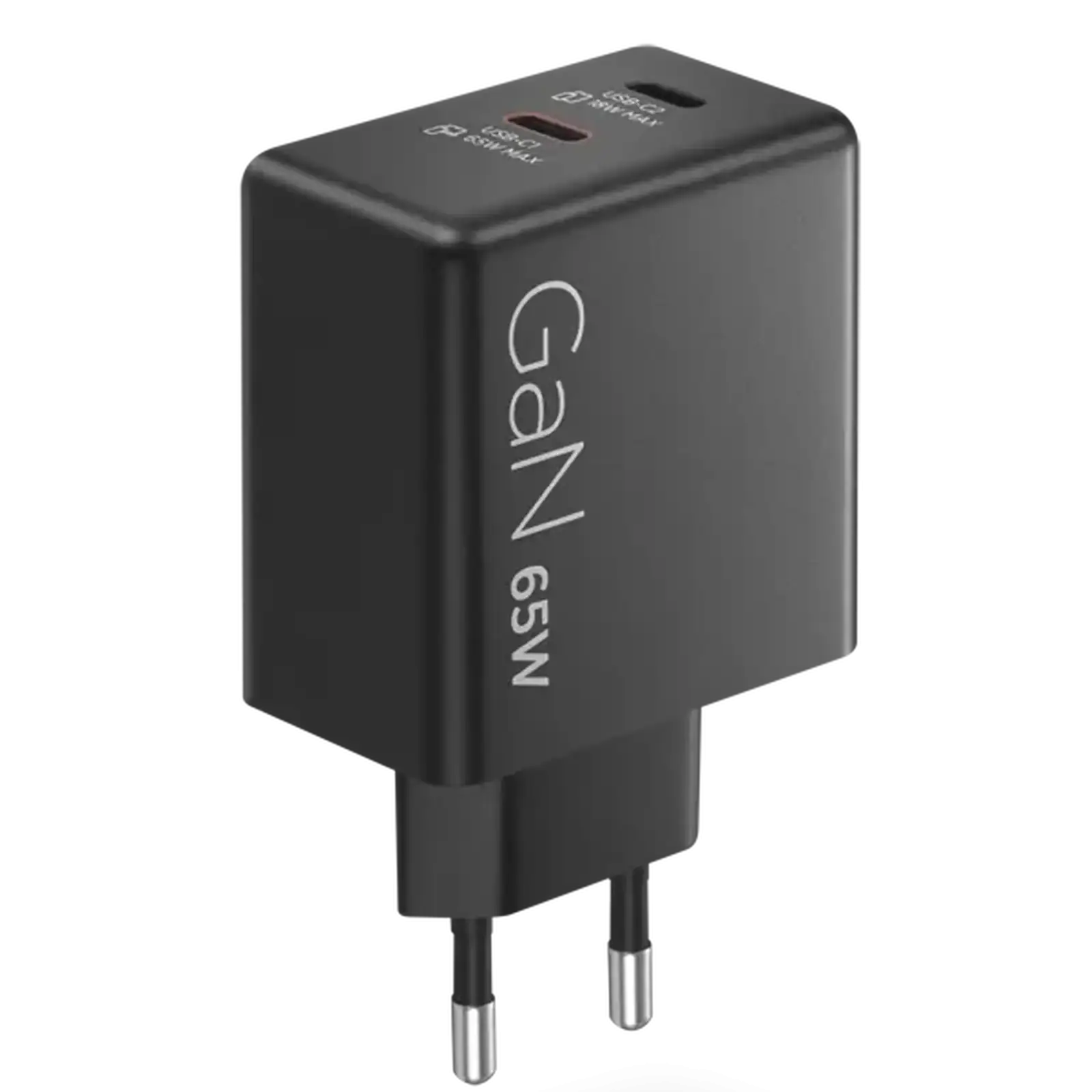 Адаптер питания Lenovo Dual USB-C 65W GaN Charger Black (G0A6065BEU) UA