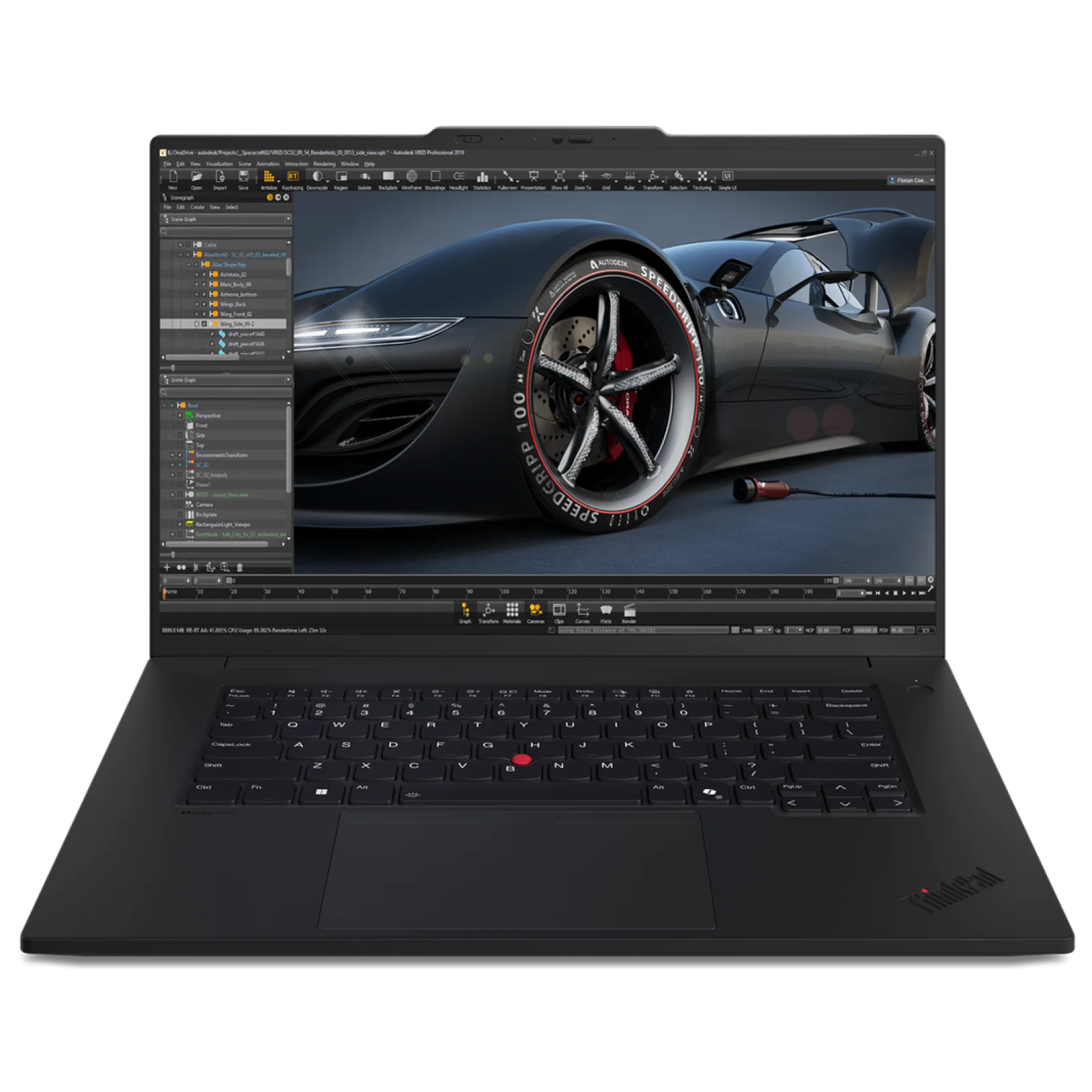 Ноутбук Lenovo ThinkPad P1 Gen 7 (21KWS05P2F)