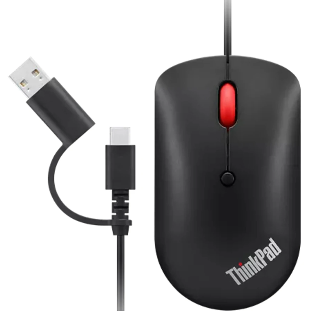 Мышь Lenovo ThinkPad USB-C Wired Compact Mouse (4Y51D20850) UA