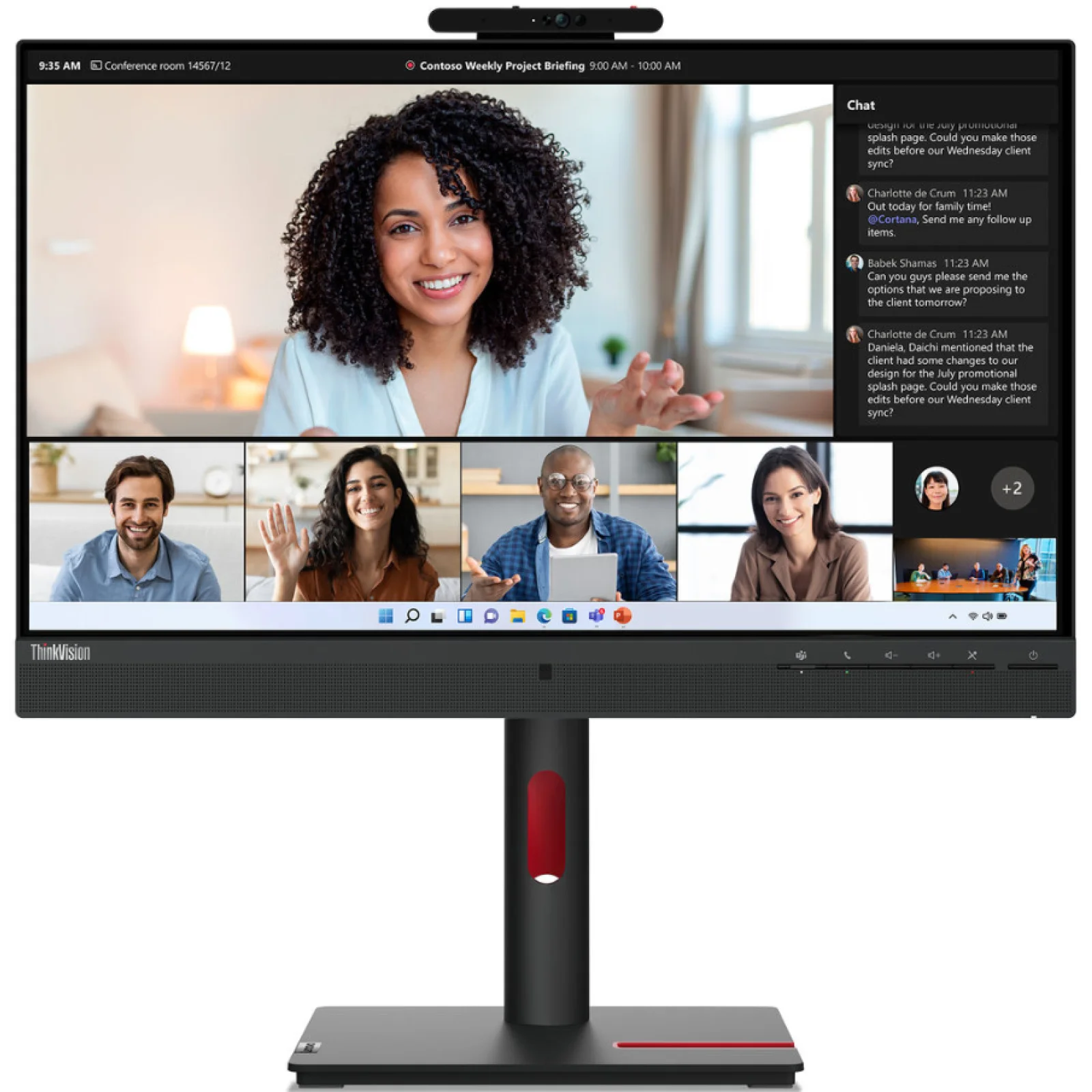 Монитор Lenovo ThinkVision T24mv-30 (63D7UAT3UA) UA