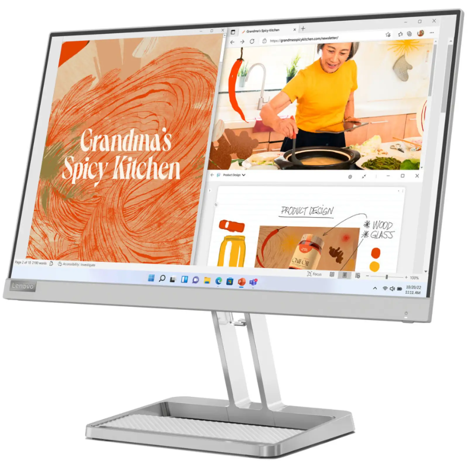 Монітор Lenovo L22i-40 (67AEKACBUA) UA