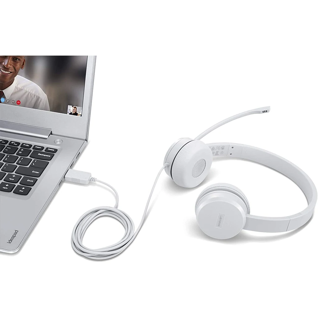 Навушники Lenovo 110 Stereo USB Headset (GXD1E71385) UA