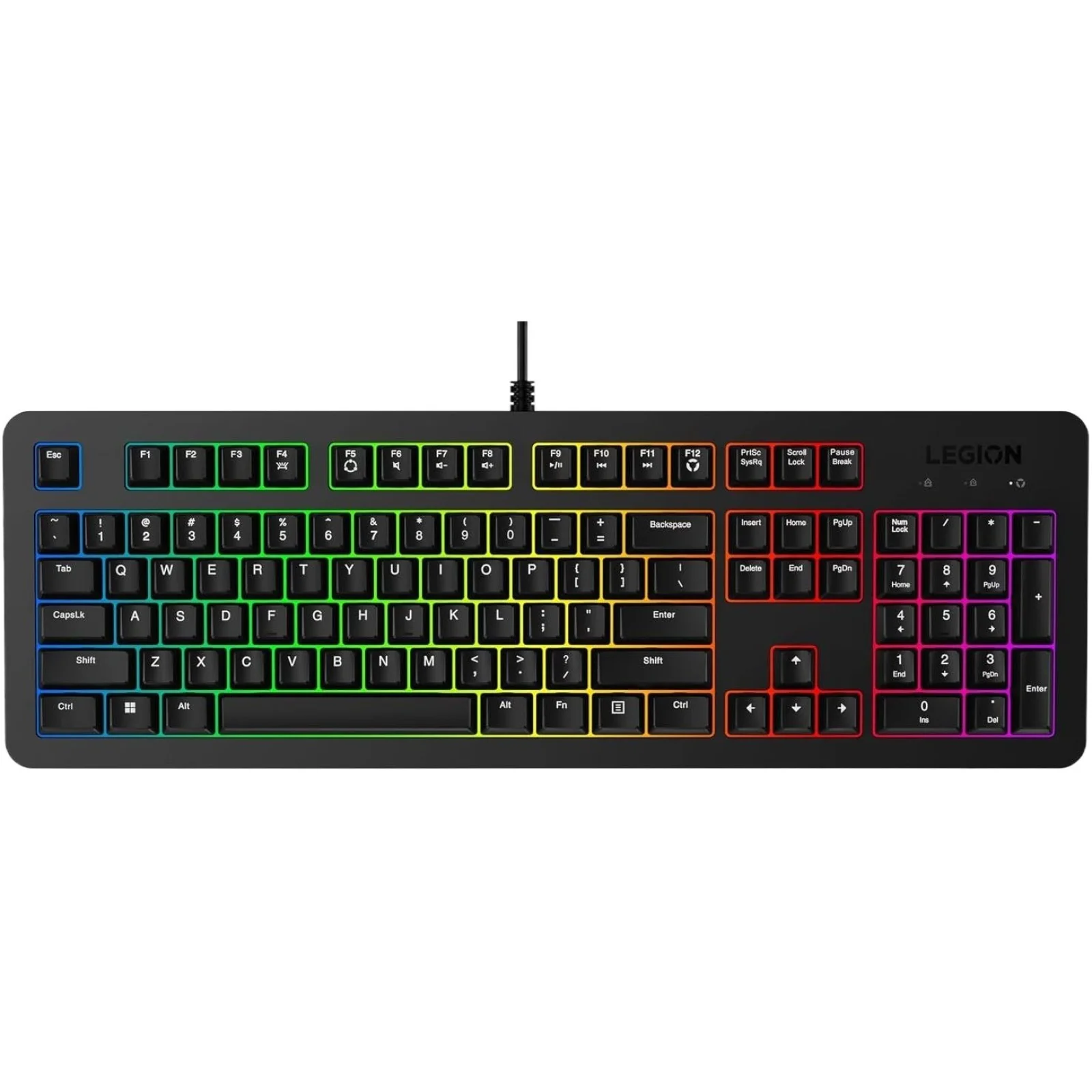 Клавиатура Lenovo Legion K310 RGB Gaming Keyboard UA (GY41N91855) UA