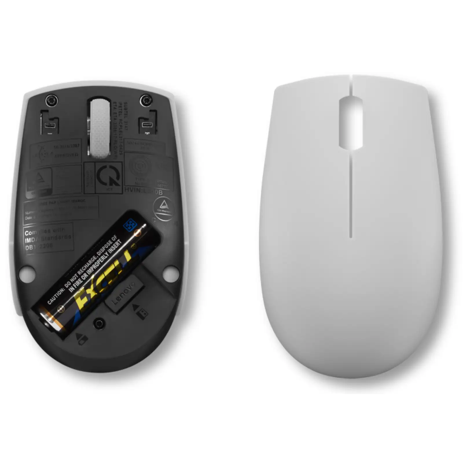 Мышь Lenovo 300 Wireless Arctic Grey (GY51L15678) UA