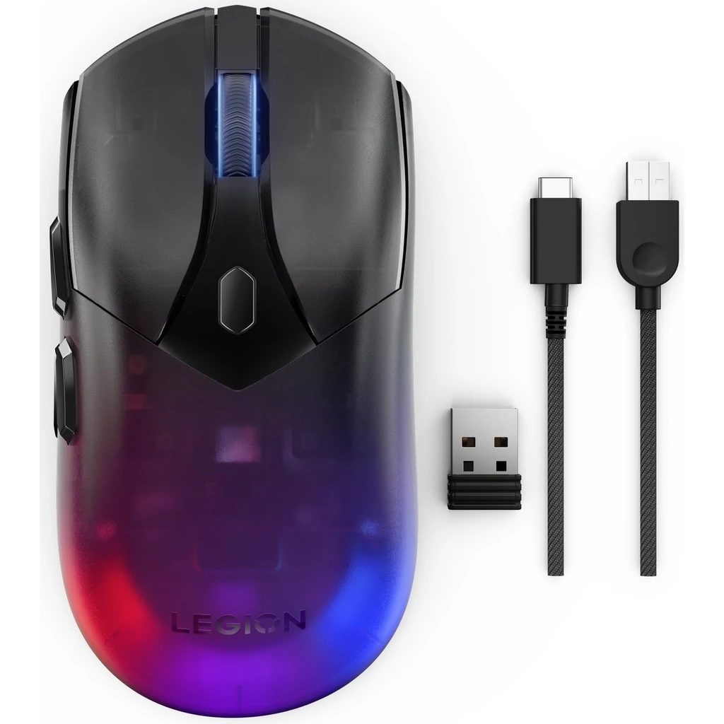 Миша Lenovo Legion M410 Wireless RGB Transparent Black (GY51P83012) UA