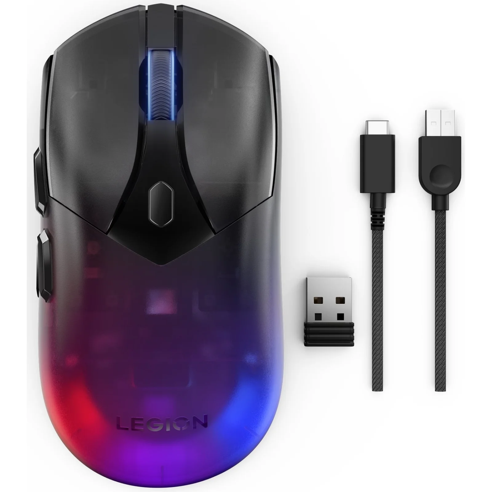 Миша Lenovo Legion M410 Wireless RGB Transparent Black (GY51P83012) UA
