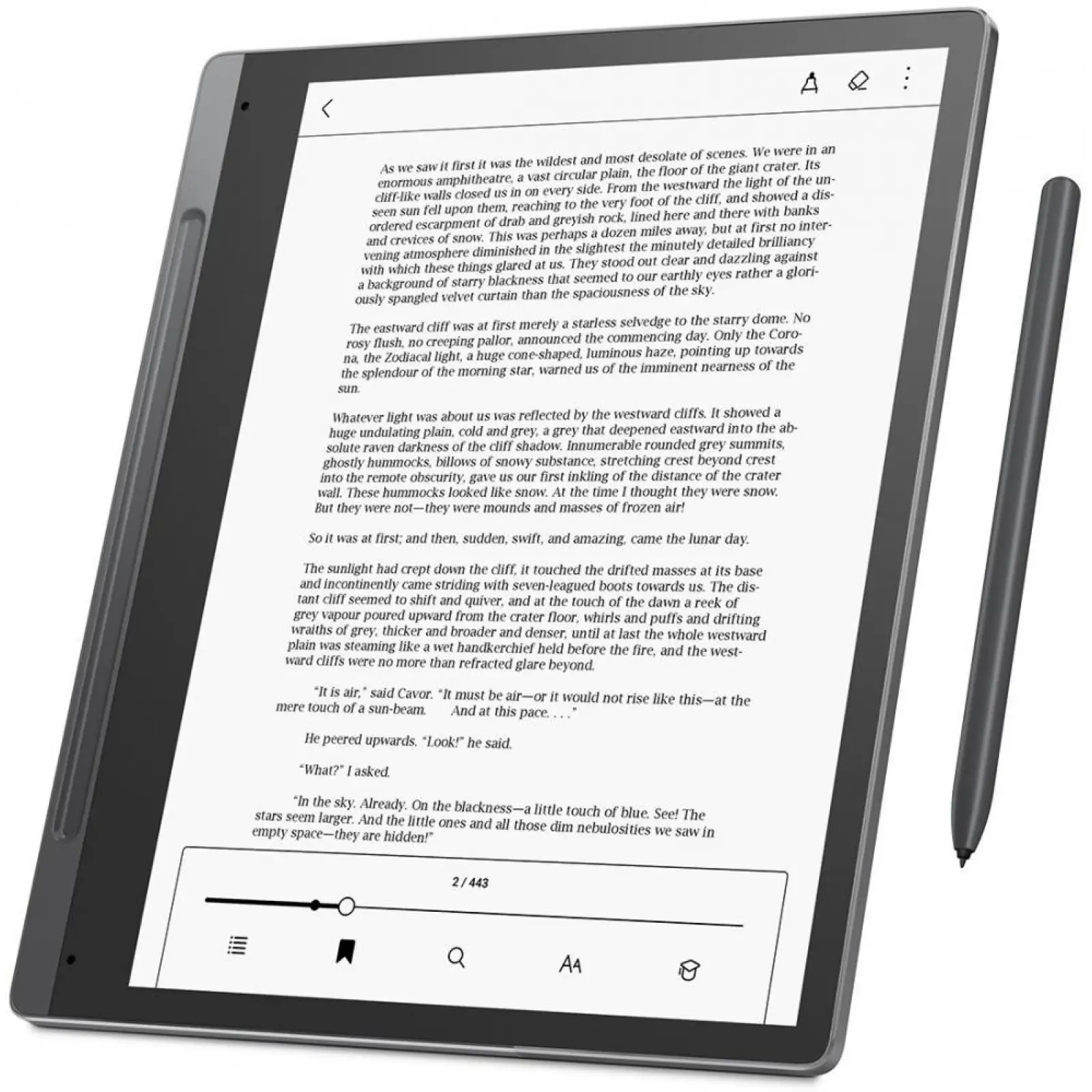 Електронна книга Lenovo Smart Paper Storm Grey (ZAC00014UA) UA