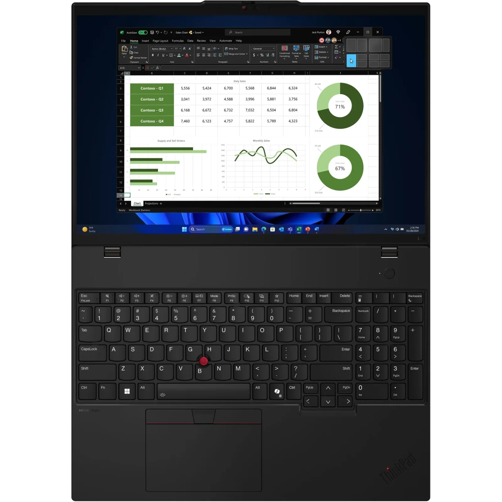 Ноутбук Lenovo ThinkPad L16 Gen 1 Black (21L7000WRA) UA