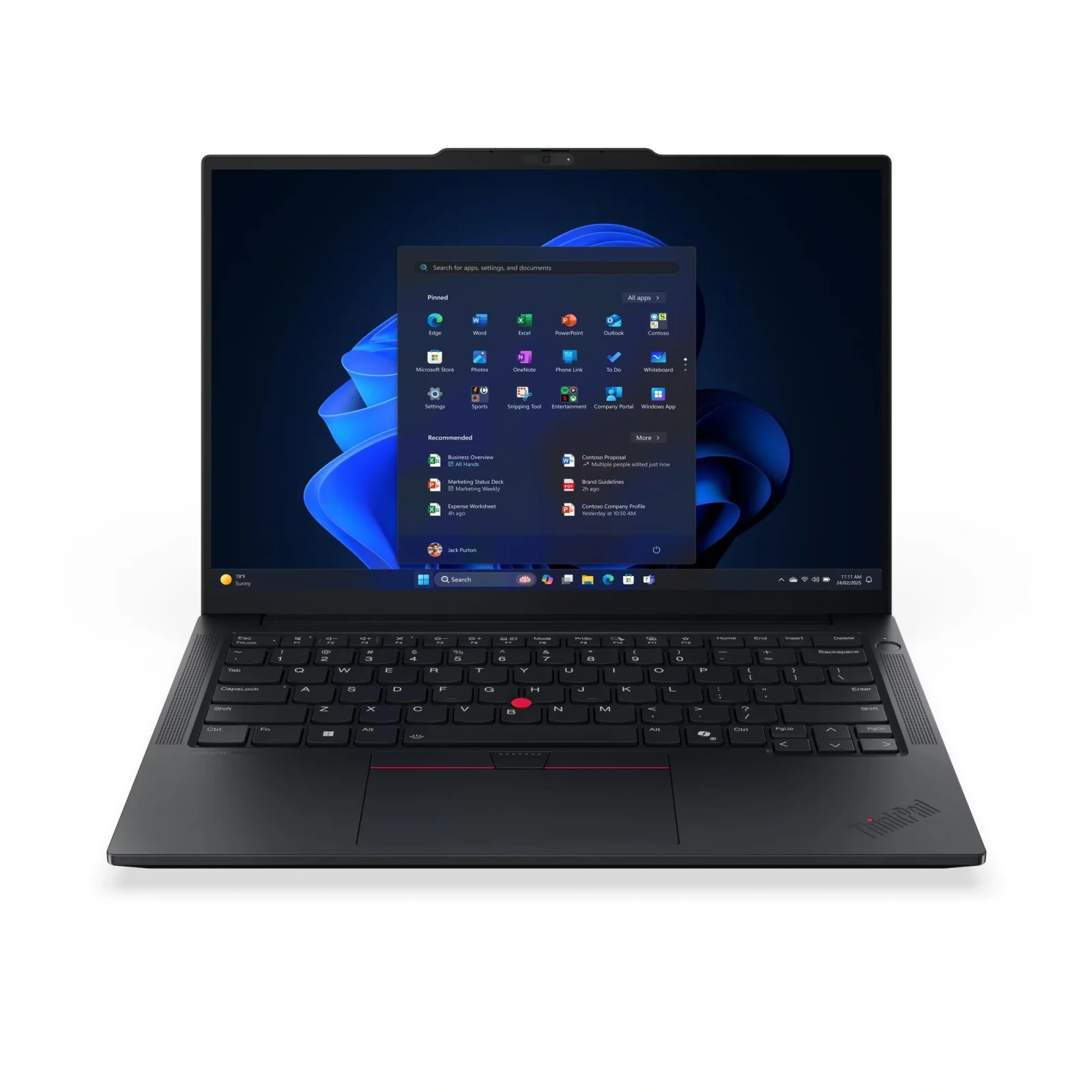 Ноутбук Lenovo ThinkPad E14 Gen 7 Eclipse black (21T1S0P400) UA