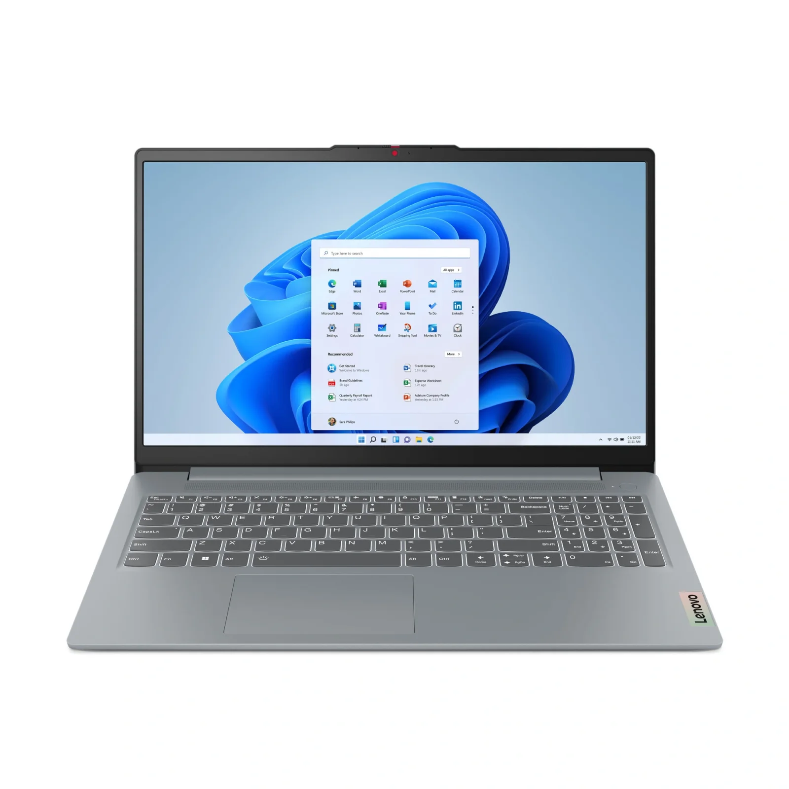 Ноутбук Lenovo IdeaPad Slim 3 15IAH8 Arctic grey (83ER00NGRA) UA