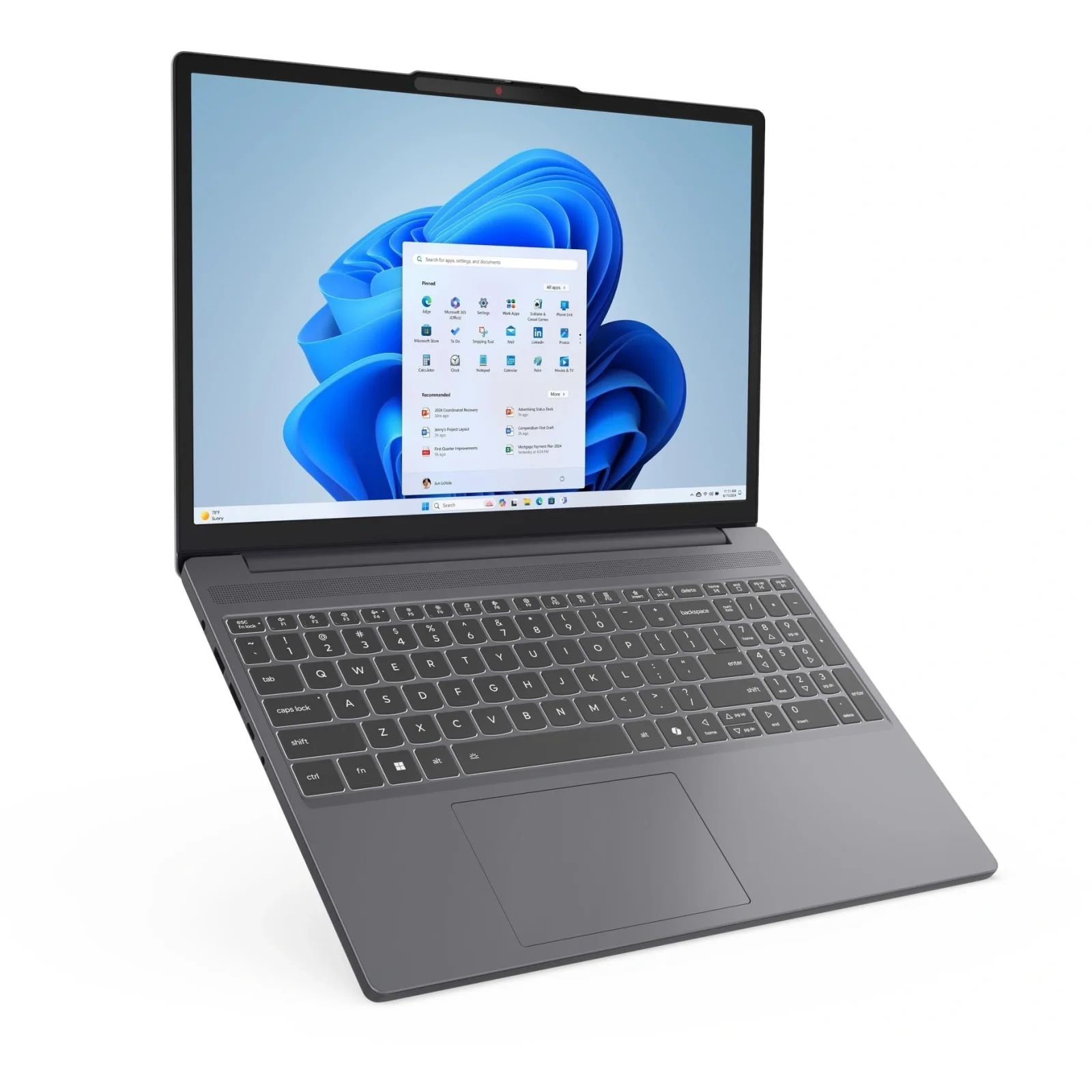 Ноутбук Lenovo IdeaPad Slim 3 15ARP10 Luna grey (83K700E8RA) UA