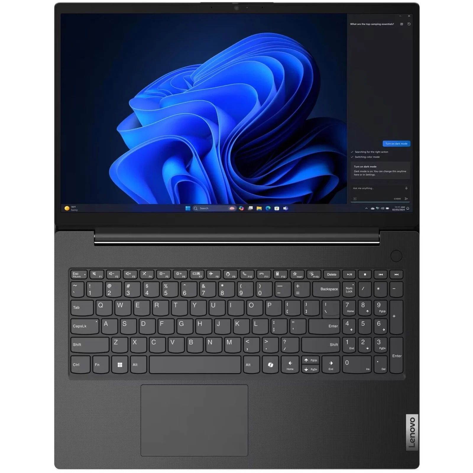 Ноутбук Lenovo V15 G5 IRL Business black (83GW00C2RA) UA