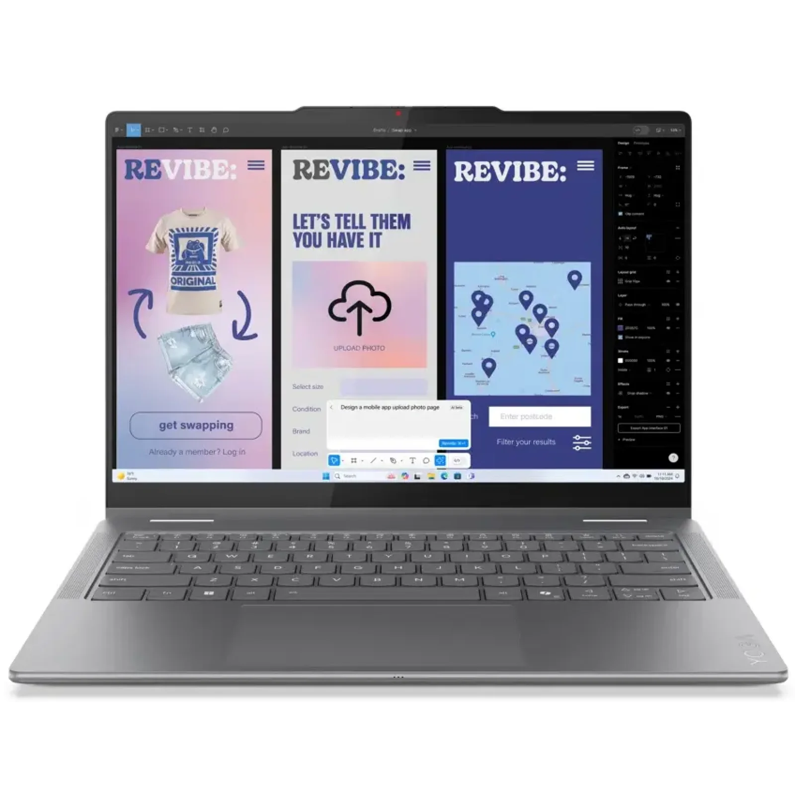 Ноутбук Lenovo Yoga 7 2-in-1 14ILL10 Luna Grey (83JQ009VRA) UA