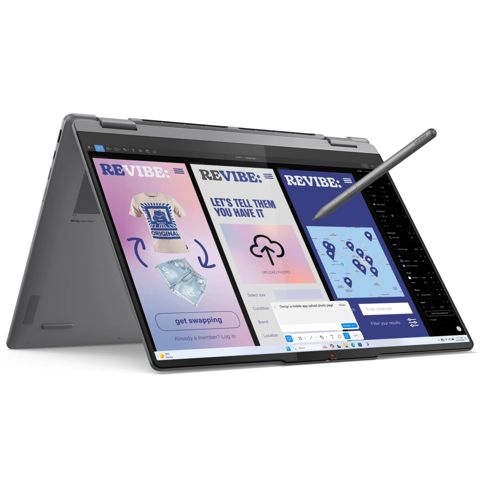 Ноутбук Lenovo Yoga 7 2-in-1 16ILL10 Luna Grey (83JT002JRA) UA