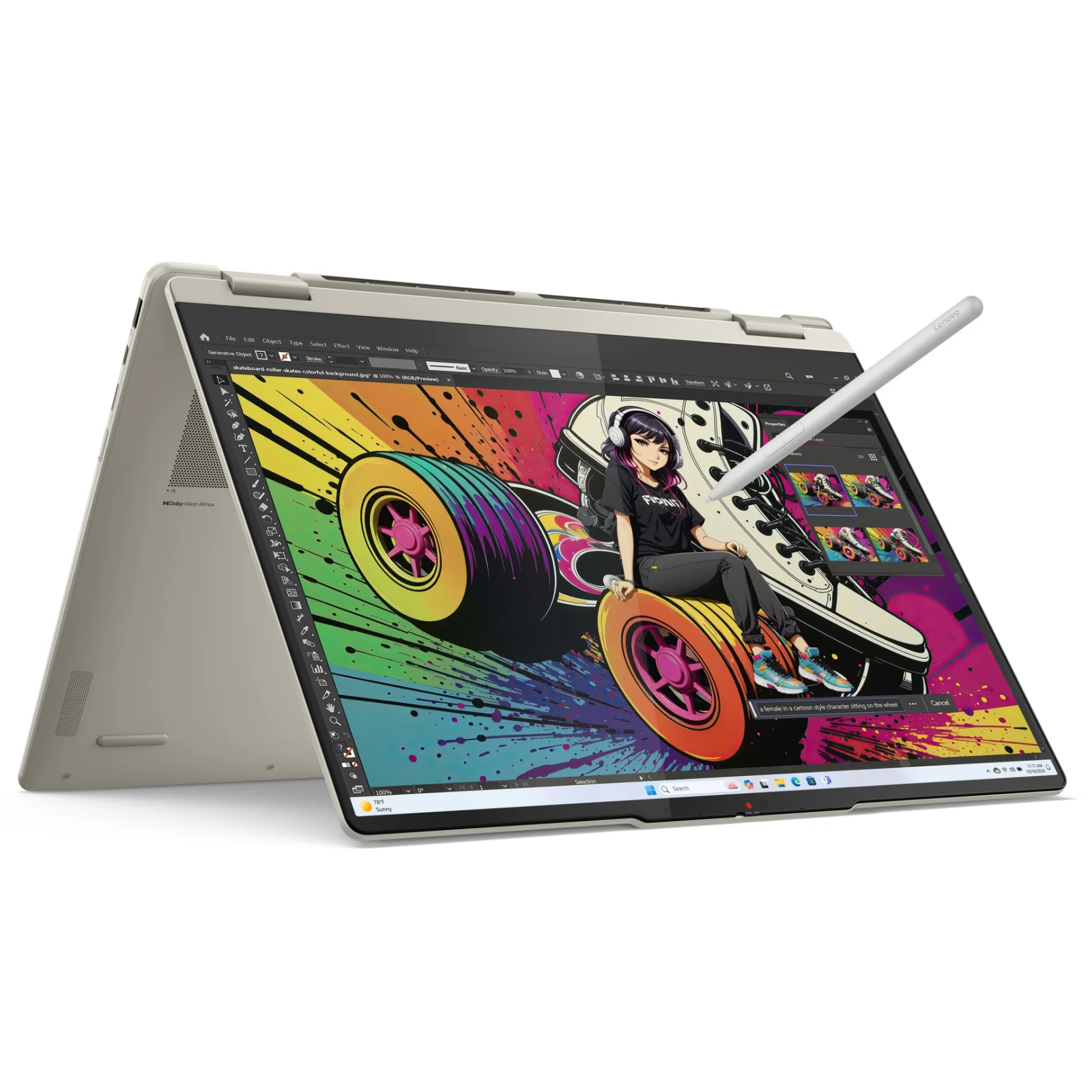 Ноутбук Lenovo Yoga 7 2-in-1 16AKP10 Seashell (83JU001MRA) UA