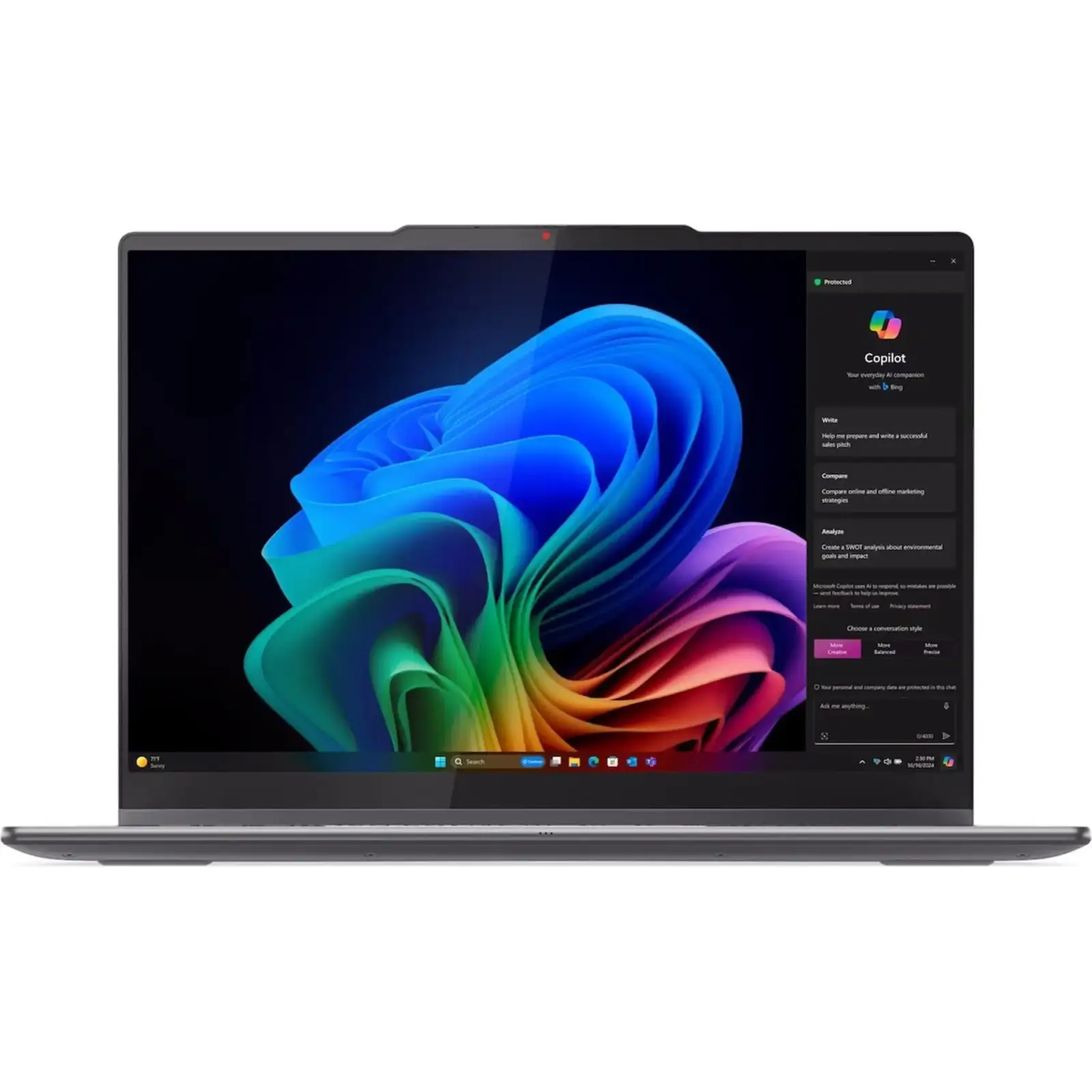 Ноутбук Lenovo Yoga 7 2-in-1 14ILL10 Luna Gray (83JQ00CAGE)