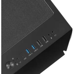 Корпус SilverStone Fara Fara V1M Black Без БП (SST-FAV1MB-PRO) UA