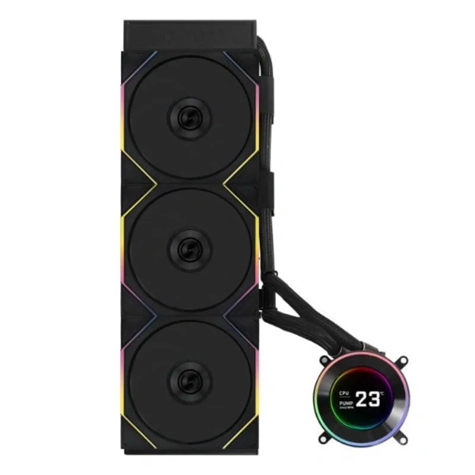 Система водяного охлаждения Lian Li HydroShift II LCD-C 360TL Black (G89.GHS2LCD36TB.00) UA