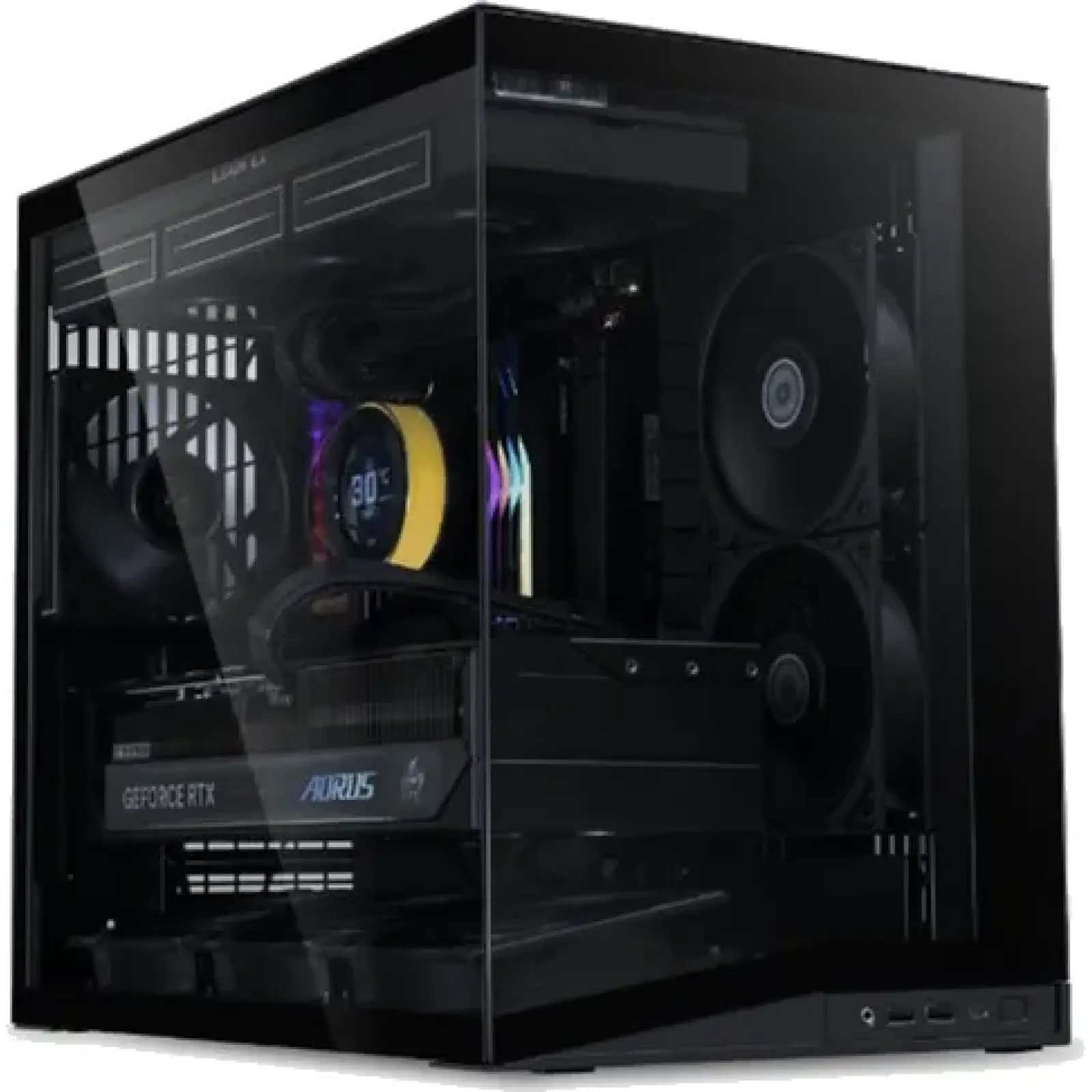 Корпус Lian Li O11 Dynamic Mini V2 Black Без БП (G99.O11DMIV2X.00) UA