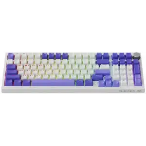 Беспроводная клавиатура Proove Gaming Slicker Pro (Ukraine Layout) white/purple