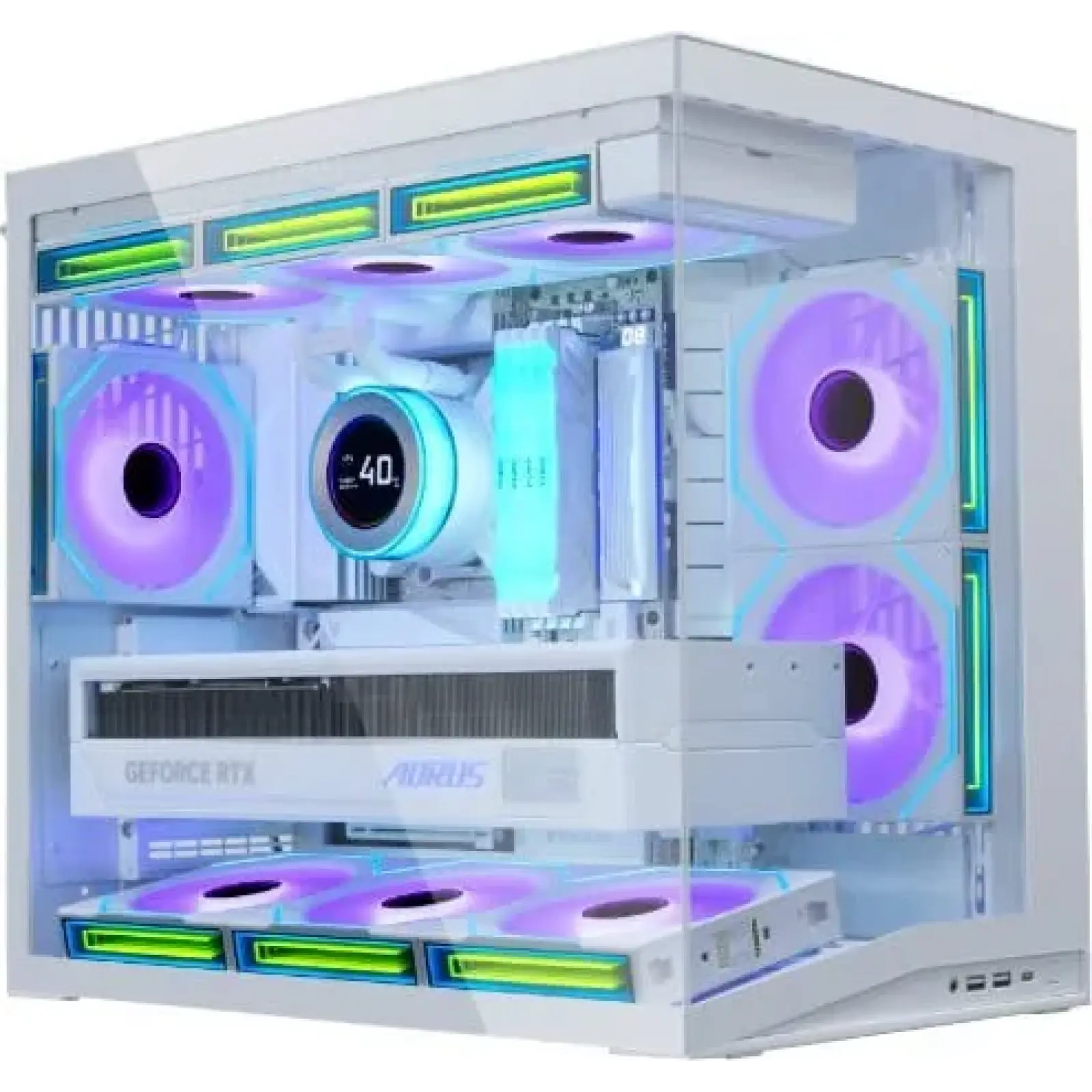 Корпус Lian Li O11 Dynamic Mini V2 White Без БЖ (G99.O11DMIV2W.00) UA