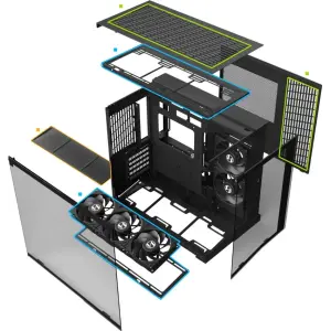 Корпус Lian Li O11 Dynamic Mini V2 Black Без БП (G99.O11DMIV2X.00) UA