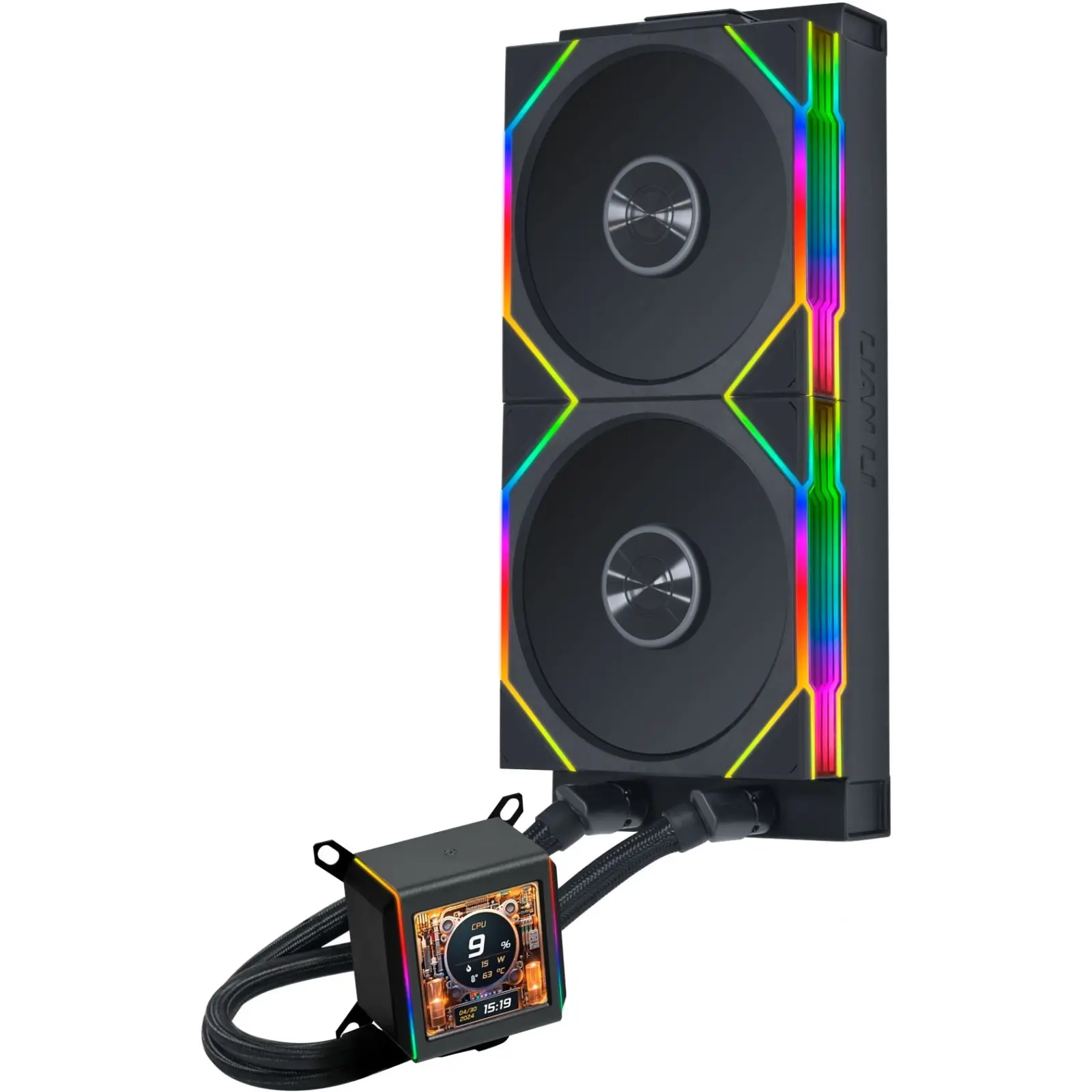 Система водяного охлаждения Lian Li Galahad GA II LCD TL 280 Black (G89.GA2ALCD28TLB.00) UA