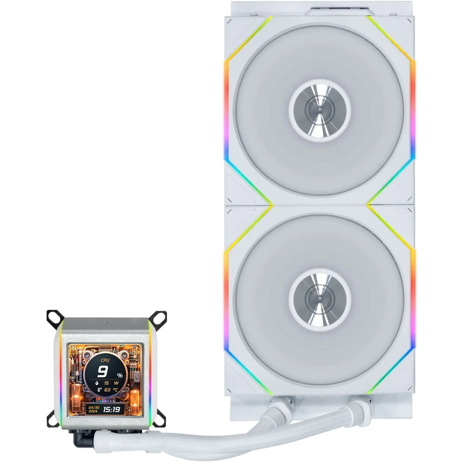 Система водяного охлаждения Lian Li Galahad GA II LCD TL 280 White (G89.GA2ALCD28TLW.00) UA