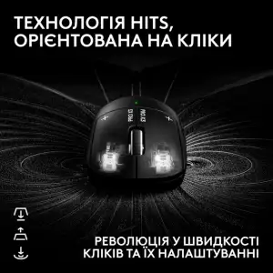 Миша Logitech G PRO X3 SUPERSTRIKE Midnight Black 910-007878, 910-007879, 910-007876