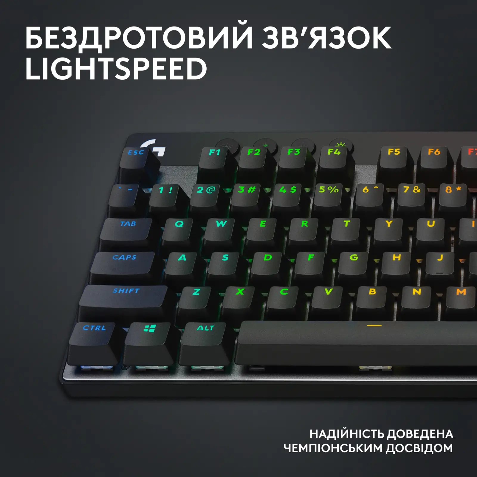 Клавиатура Logitech G PRO X TKL Lightspeed Black Tactile (920-012136) UA