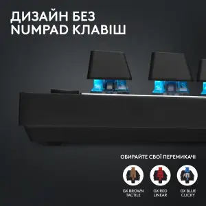Клавиатура Logitech G PRO X TKL Lightspeed Black Tactile (920-012136) UA