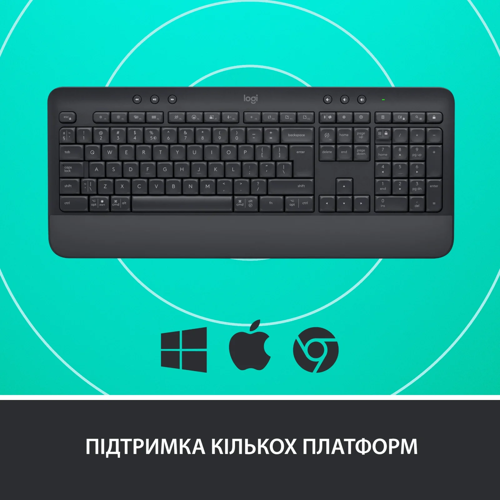 Клавиатура Logitech Signature K650 Graphite (920-010945) UA