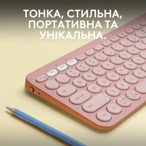 Клавиатура Logitech Pebble Keys 2 K380s Tonal Rose (920-011853) UA