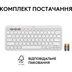 Клавиатура Logitech Pebble Keys 2 K380s Tonal White (920-011852) UA