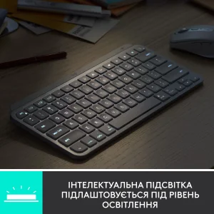 Клавиатура Logitech MX Keys Mini Illuminated Graphite (920-010498) UA