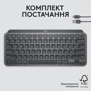 Клавиатура Logitech MX Keys Mini Illuminated Graphite (920-010498) UA