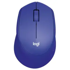 Мышь LOGITECH M331 Silent Plus Wireless Mouse Blue (910-004948)